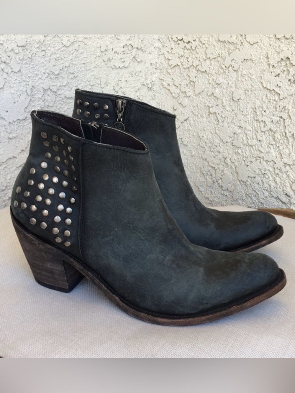 Liberty Black Boots LB71236 Distressed Leather 10 - Picture 2 of 16